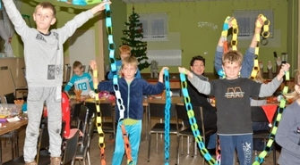 W Zbarzewie robili ozdoby świąteczne 