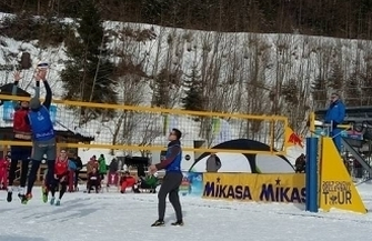 Duet z Lginia o włos od medali Mistrzostw Europy w siatkówce na śniegu