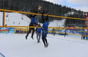 Duet z Lginia o włos od medali Mistrzostw Europy w siatkówce na śniegu