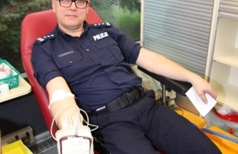 Oddali krew w Komendzie Powiatowej Policji