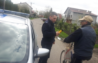 Uświadamiali niesfornych pieszych i rowerzystów