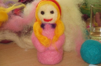 Warsztaty filcowania w Łysinach