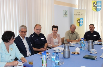 Posiedzenie Powiatowego Zespołu Zarządzania Kryzysowego