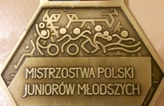 Złoty medal Mistrzostw Polski U18 w Lekkiej Atletyce Klaudii Pawlus