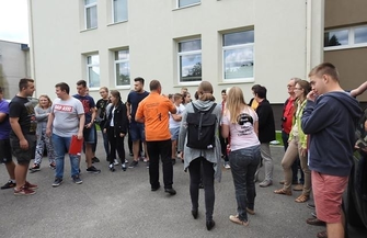 Członkowie orkiestry dętej wyjechali na Litwę