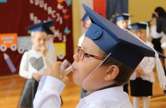 Święto pierwszaków i nauczycieli w SP Lgiń