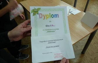 Bibliolada - turniej klas II gimnazjum