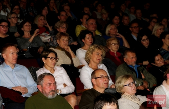Sala pełna publiczności. Andrzej Chyra we Wschowie