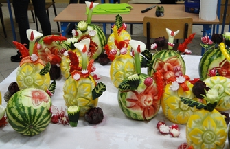 Rzeźbienie w owocach Kurs Carvingu