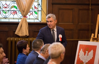 O wiekuistycyh zasadach prawa i wolności podczas Powiatowych obchodów Narodowego Święta Niepodległości