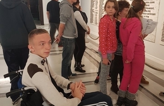 Dzieci z Ośrodka Szkolno Wychowawczego na wycieczce w Warszawie