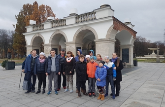 Dzieci z Ośrodka Szkolno Wychowawczego na wycieczce w Warszawie