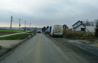 Szeroki front robót drogowych