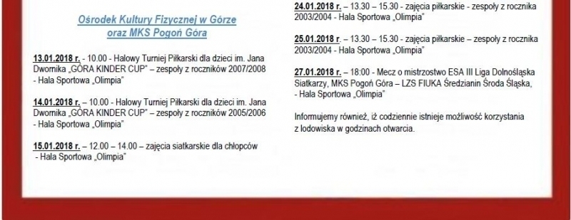 Rozpoczęły się ferie zimowe