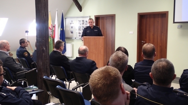 Podsumowano pracę wschowskiej policji. Wśród gości Komendant Wojewódzki