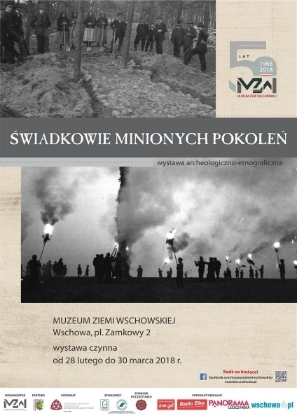 Zaproszenie na otwarcie wystawy Świadkowie minionych pokoleń