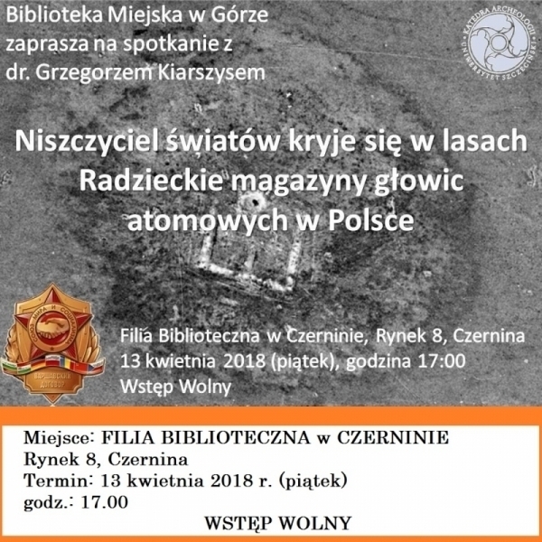 Spotkanie z dr Grzegorzem Kiarszysem już w piątek