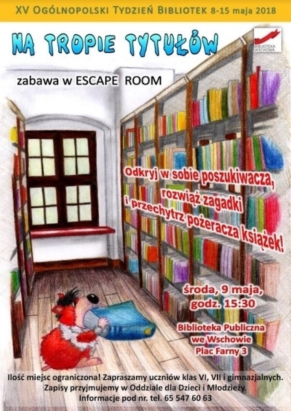 Biblioteka zaprasza na wyjątkowe zajęcia 9 i 12 maja