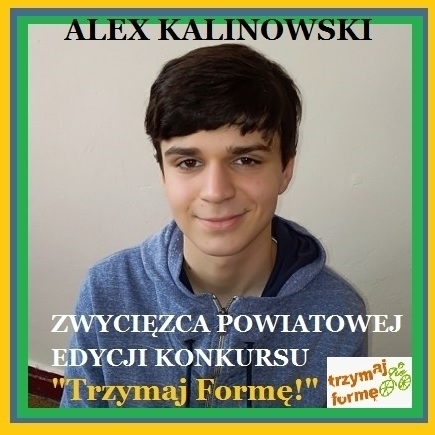 Alex Kalinowski finalistą konkursu Trzymaj formę