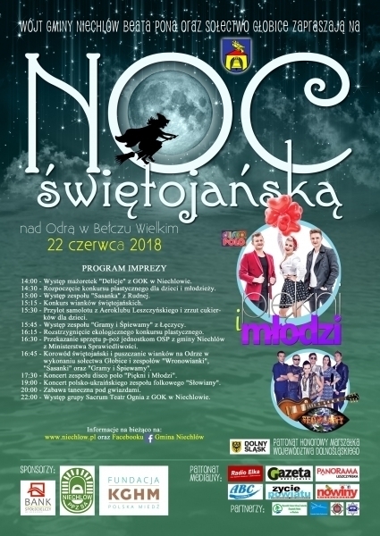 Noc Świętojańska nad Odrą już w piątek Piękni i Młodzi gwiazdą wieczoru