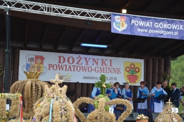 Dożynki powiatowo-gminne w Jemielnie