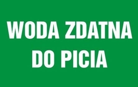 Woda jest już zdatna do picia