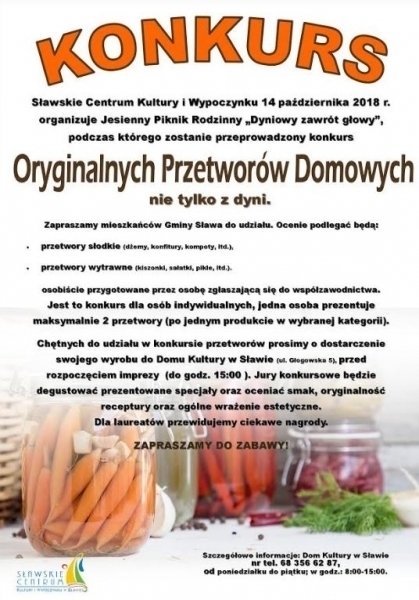 Zbliża się Jesienny Piknik Rodzinny