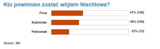 Kto wygra wybory w Niechlowie