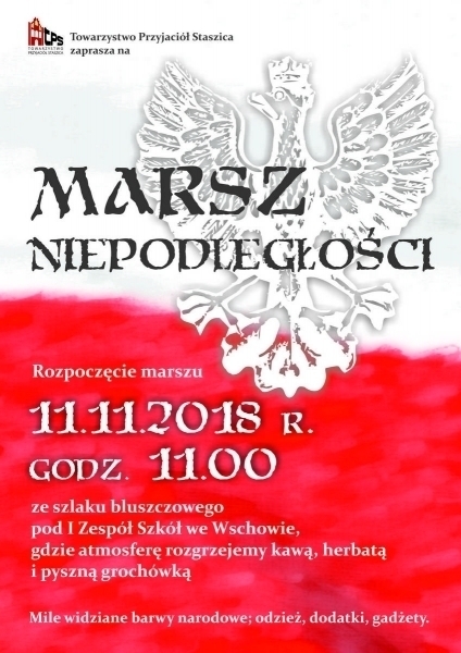 Zaproszenie na Niepodległościowy Marsz Pokoleń