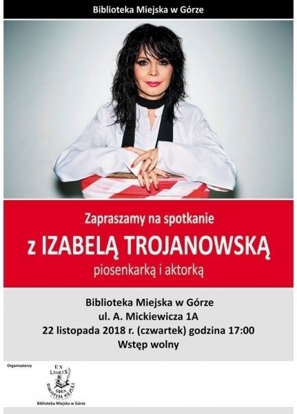 Spotkanie z Izabelą Trojanowską już jutro