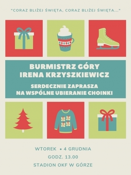 Wspólne ubieranie choinki już jutro