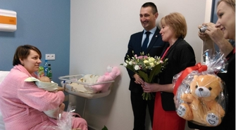 Pierwszy noworodek w powiecie z Błotnicy