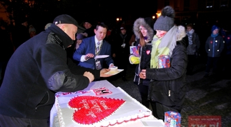 WOŚP Wschowa: wylicytowano tort za 1000 złotych