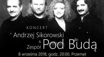 Andrzej Sikorowski i Zespół Pod Budą na przemęckim jarmarku