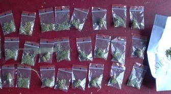 Marihuana ukryta w słoiku