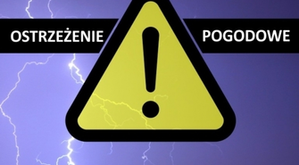 Ostrzeżenie - możliwe burze