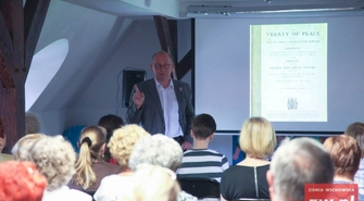 Wykład Piotra Sobańskiego o Romanie Dmowskim