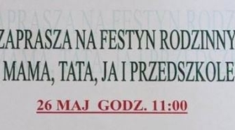 Festyn rodzinny w Przedszkolu nr 1 we Wschowie