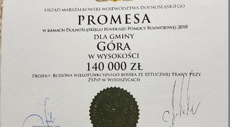 Promesa na budowę boiska w Witoszycach