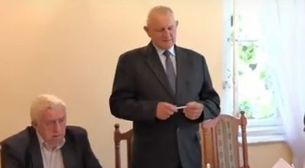 Zagięcia na asfalcie na drodze do Potrzebowa i za Potrzebowem