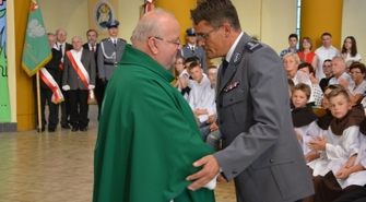 Pożegnanie kapelana policji