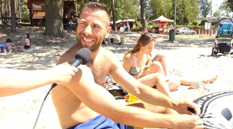 Sonda na plaży w Lginiu: Tutaj jest wyjątkowy spokój i nietypowy klimat