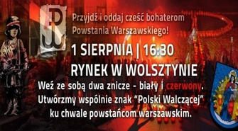 Przyjdź na wolsztyński Rynek i oddaj cześć powstańcom warszawskim