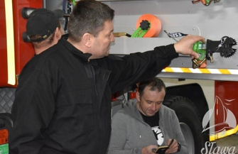 Uczniowie odwiedzili remizę