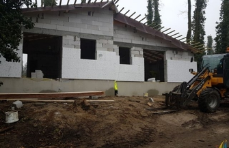 Domki bliźniacze na terenie SCKiW