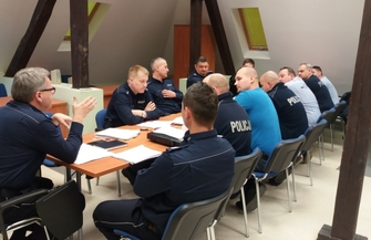 Dzielnicowi blisko mieszkańców. Odprawa Komendanta z dzielnicowymi