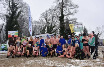 Nie straszny im mróz ani zimna woda. III Zlot Morsów w Sławie za nami