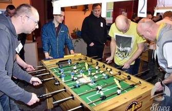 Karol Krawczyk i Mateusz Hładczuk zwycięzcami 18 Turnieju Piłkarzyków Stołowych