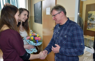 Legenda triathlonu i bohater filmu Najlepszy spotkał się ze sławską młodzieżą