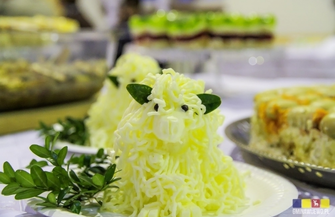 Przedświąteczne dekoracje i degustacja potraw w Wijewie